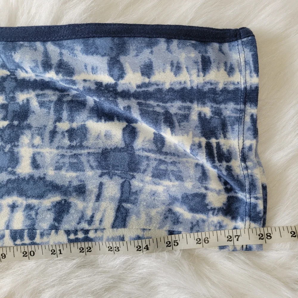 Lucky Brand Tie Dyed Joggers Lightweight Sweats Blue & White M NWOT - Picture 3 of 7